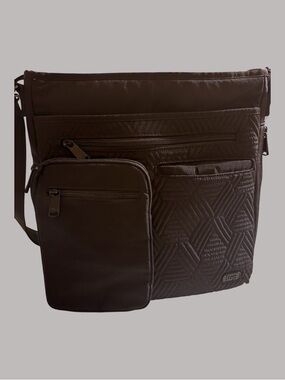 The Lug Monorail Convertible Crossbody Backpack in Black-like new -never used.